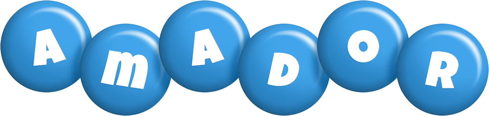 Amador candy-blue logo