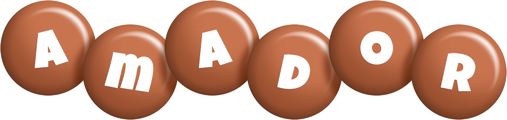 Amador candy-brown logo