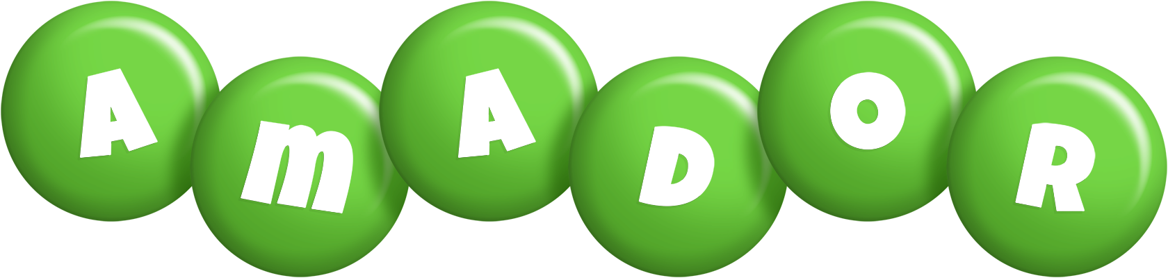 Amador candy-green logo
