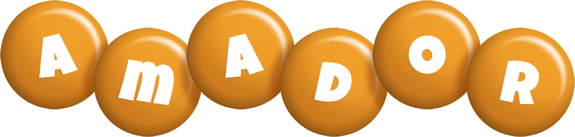 Amador candy-orange logo