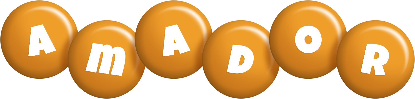 Amador candy-orange logo