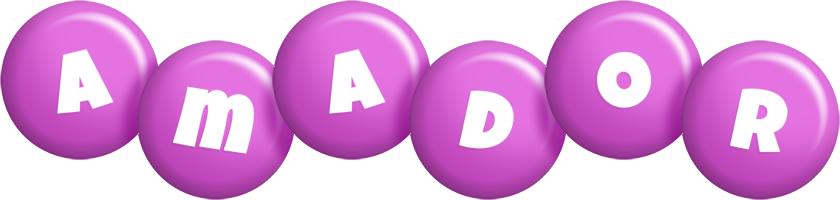 Amador candy-purple logo