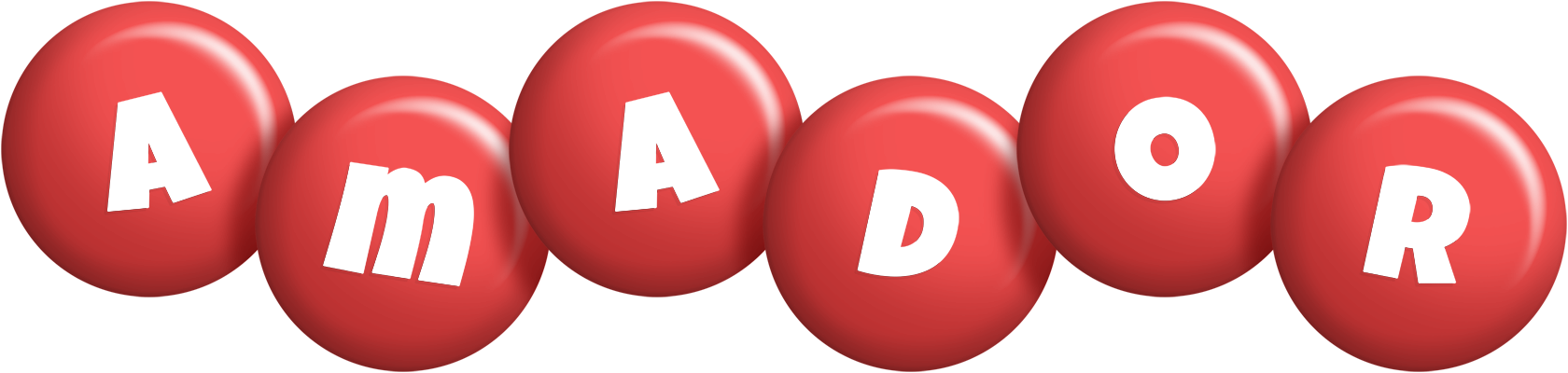 Amador candy-red logo