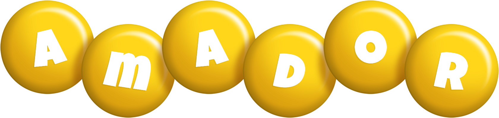 Amador candy-yellow logo