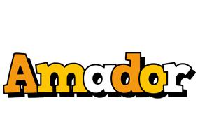 Amador cartoon logo