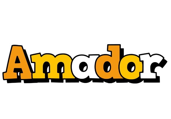 Amador cartoon logo
