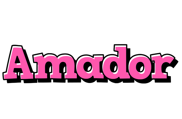 Amador girlish logo