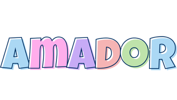 Amador pastel logo