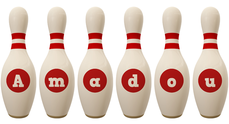 Amadou bowling-pin logo