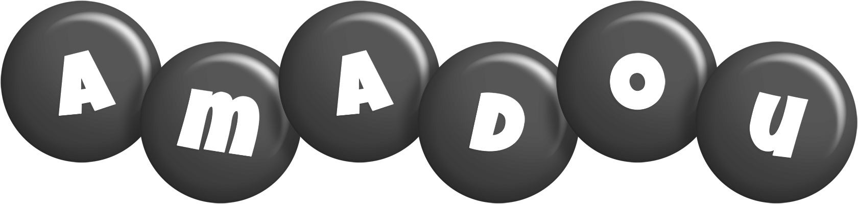 Amadou candy-black logo
