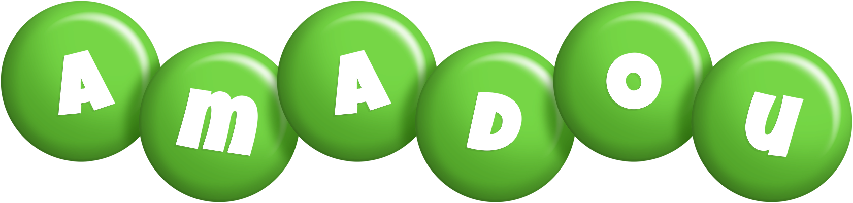 Amadou candy-green logo