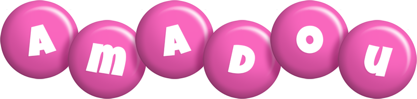 Amadou candy-pink logo