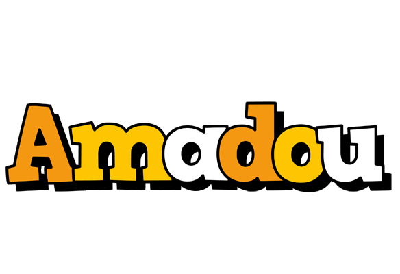Amadou cartoon logo