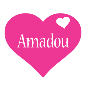 Amadou love-heart logo