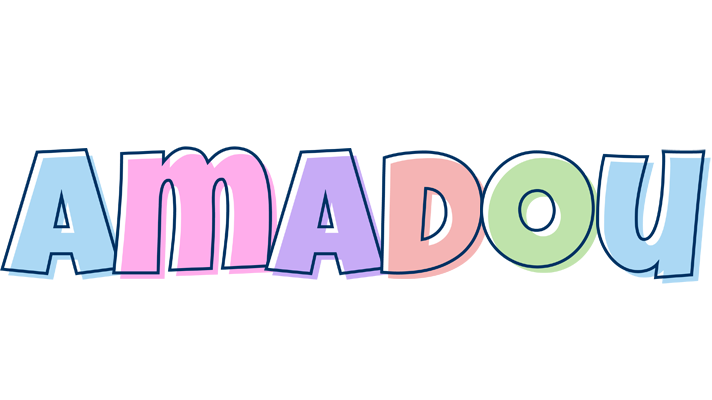 Amadou pastel logo