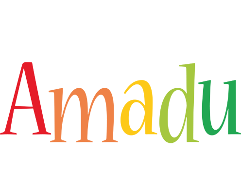 Amadu birthday logo