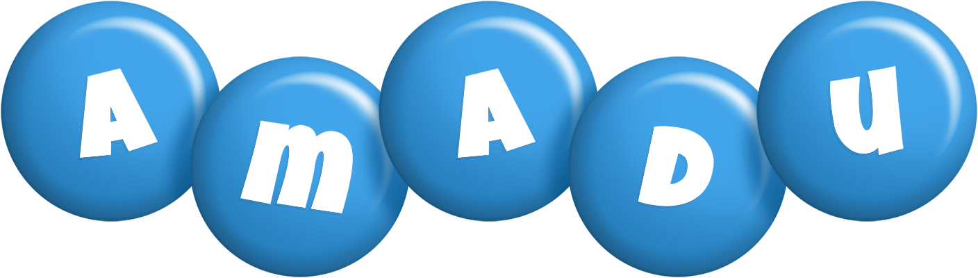 Amadu candy-blue logo