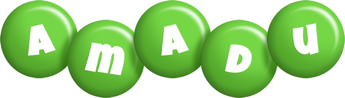 Amadu candy-green logo