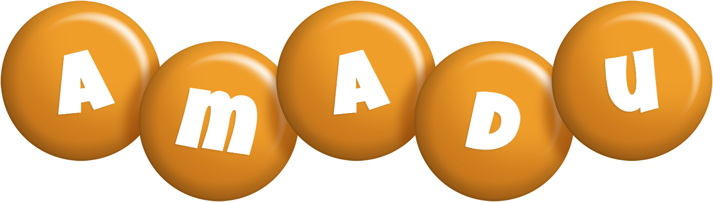 Amadu candy-orange logo