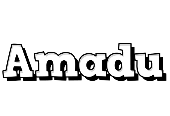 Amadu snowing logo