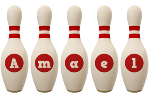 Amael bowling-pin logo