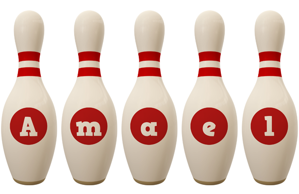 Amael bowling-pin logo