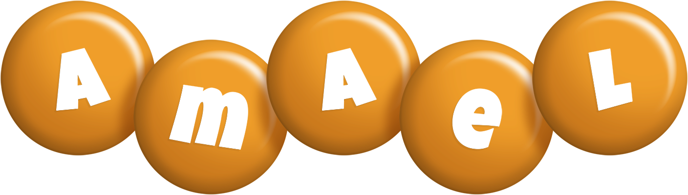 Amael candy-orange logo