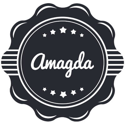 Amagda badge logo