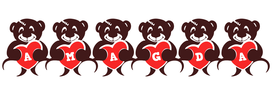 Amagda bear logo