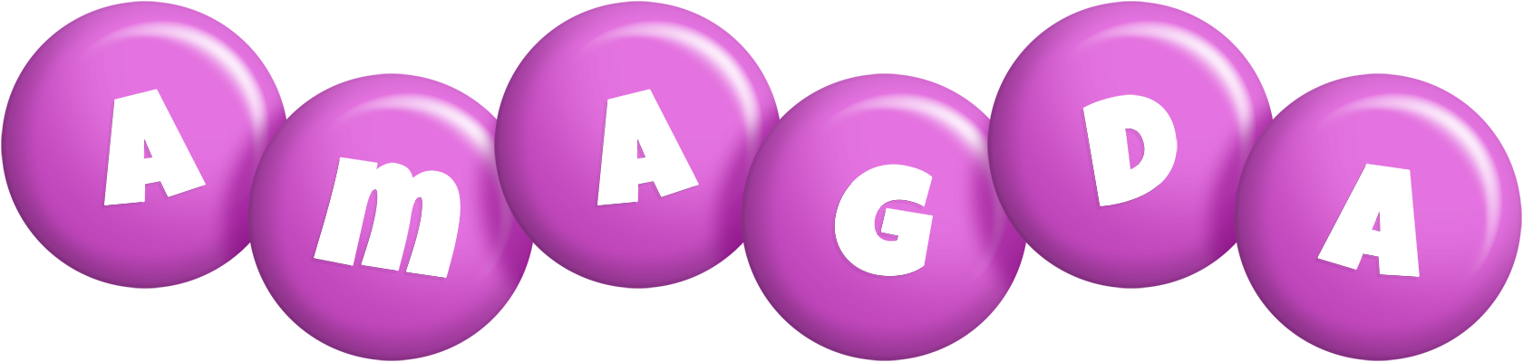 Amagda candy-purple logo
