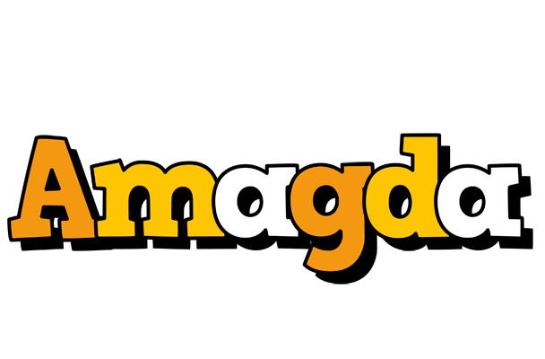 Amagda cartoon logo