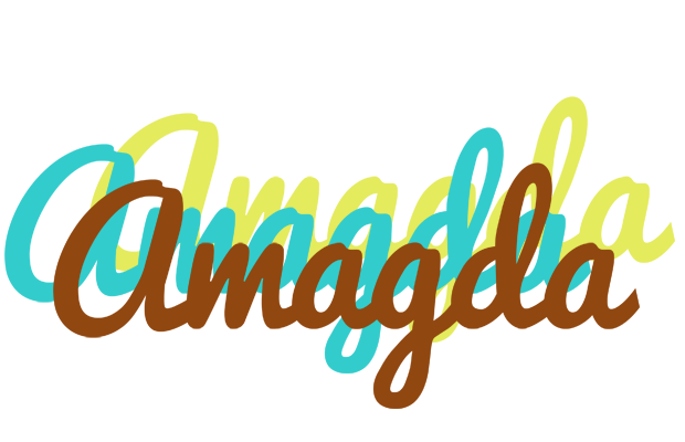 Amagda cupcake logo