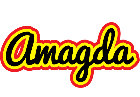 Amagda flaming logo