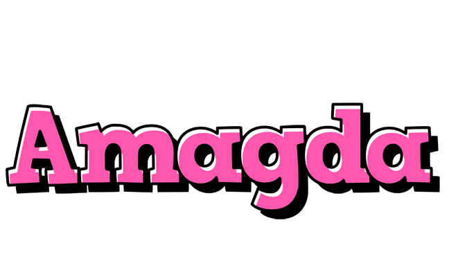 Amagda girlish logo