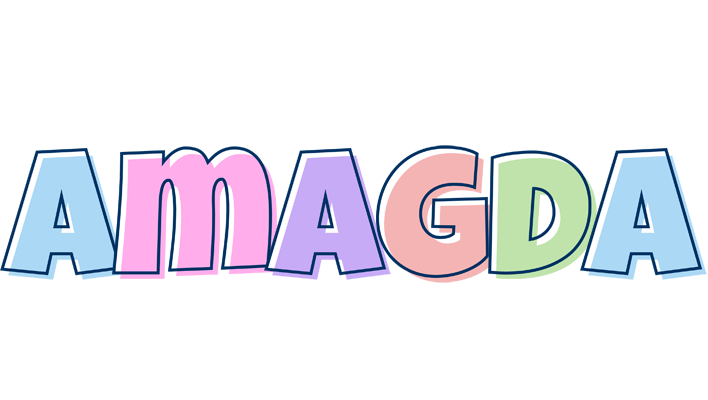 Amagda pastel logo
