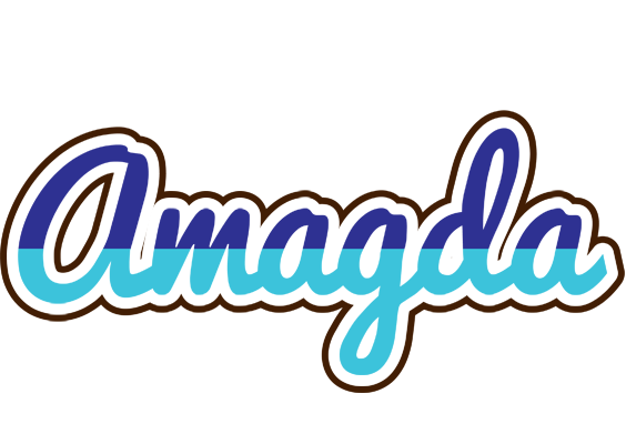 Amagda raining logo