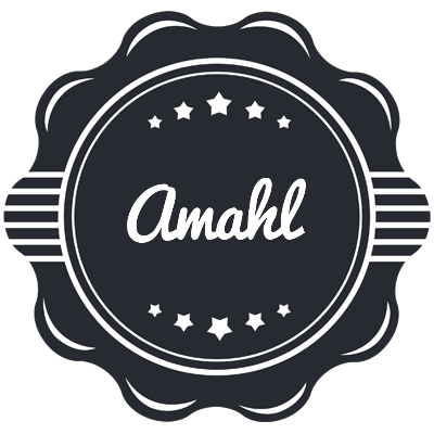Amahl badge logo