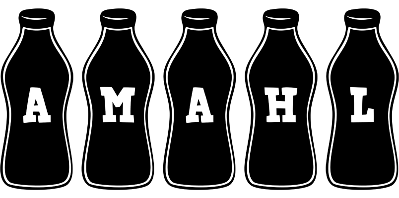 Amahl bottle logo