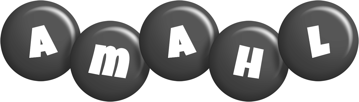 Amahl candy-black logo