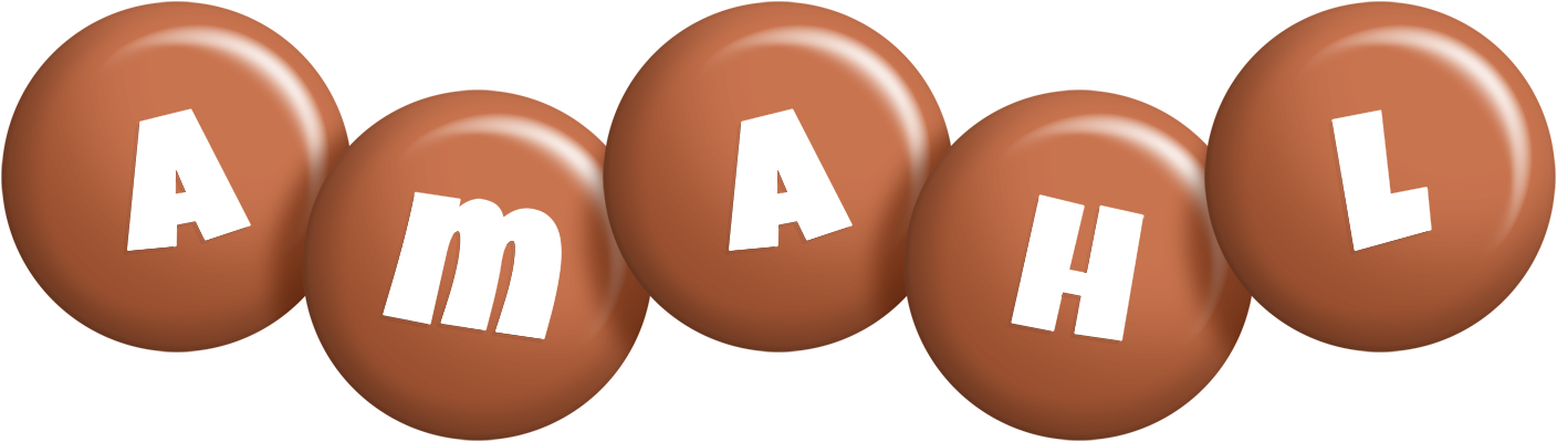 Amahl candy-brown logo