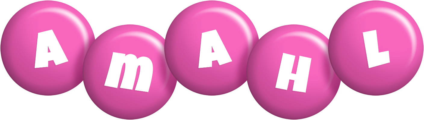 Amahl candy-pink logo