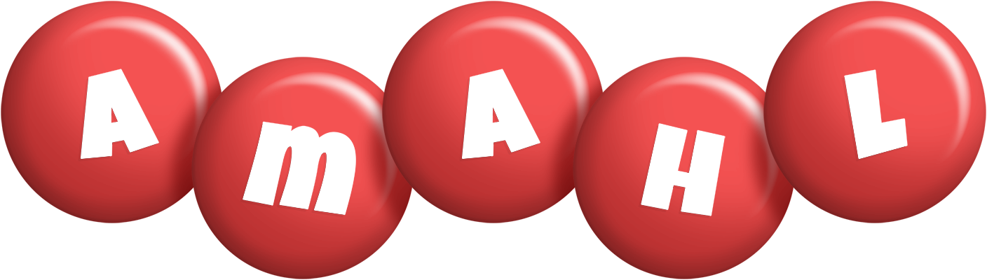 Amahl candy-red logo