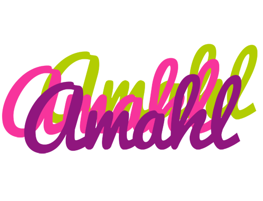 Amahl flowers logo