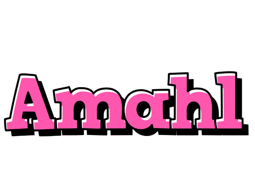 Amahl girlish logo