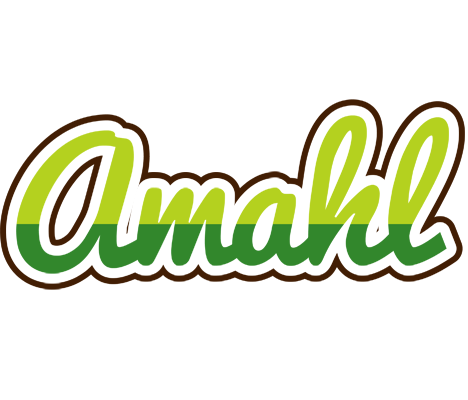 Amahl golfing logo