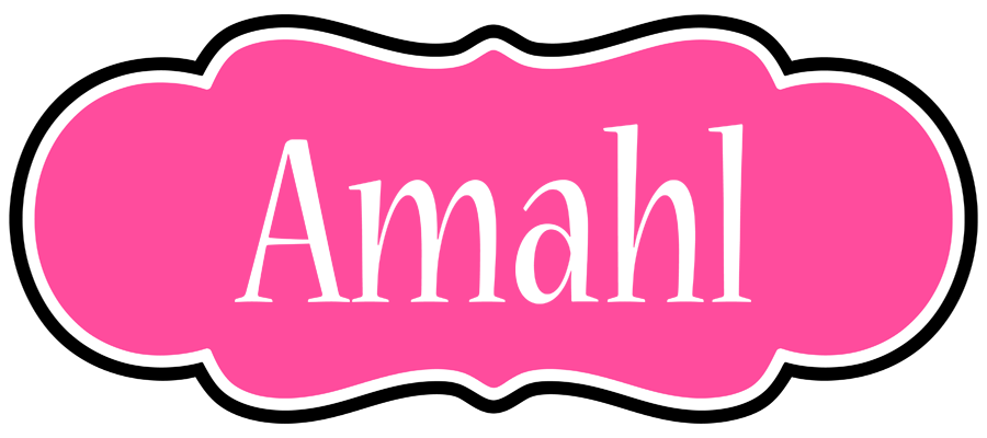 Amahl invitation logo