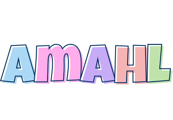 Amahl pastel logo