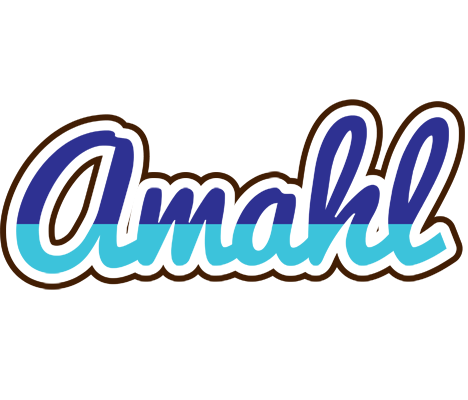 Amahl raining logo