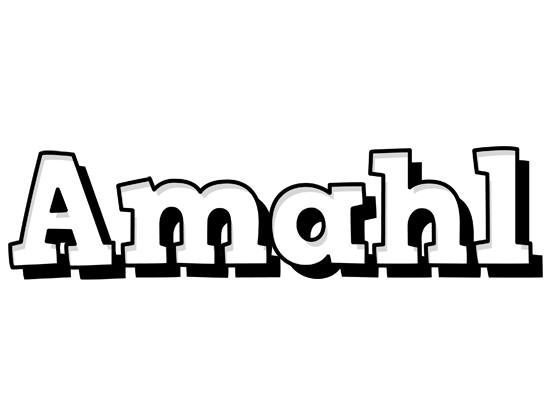 Amahl snowing logo