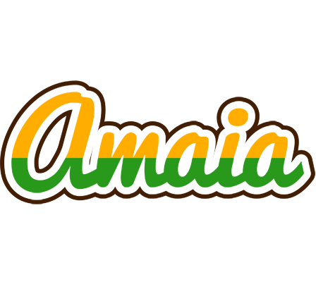Amaia banana logo